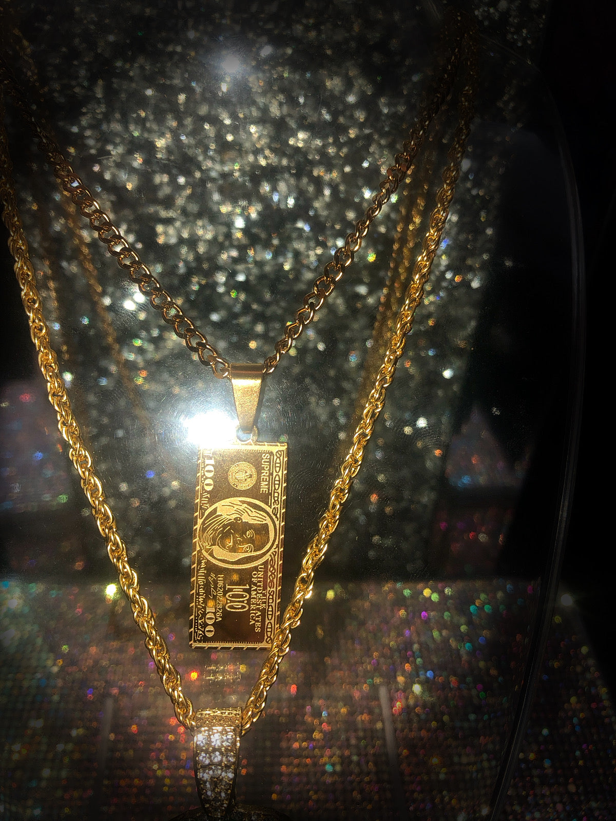 Layered with money Necklace 