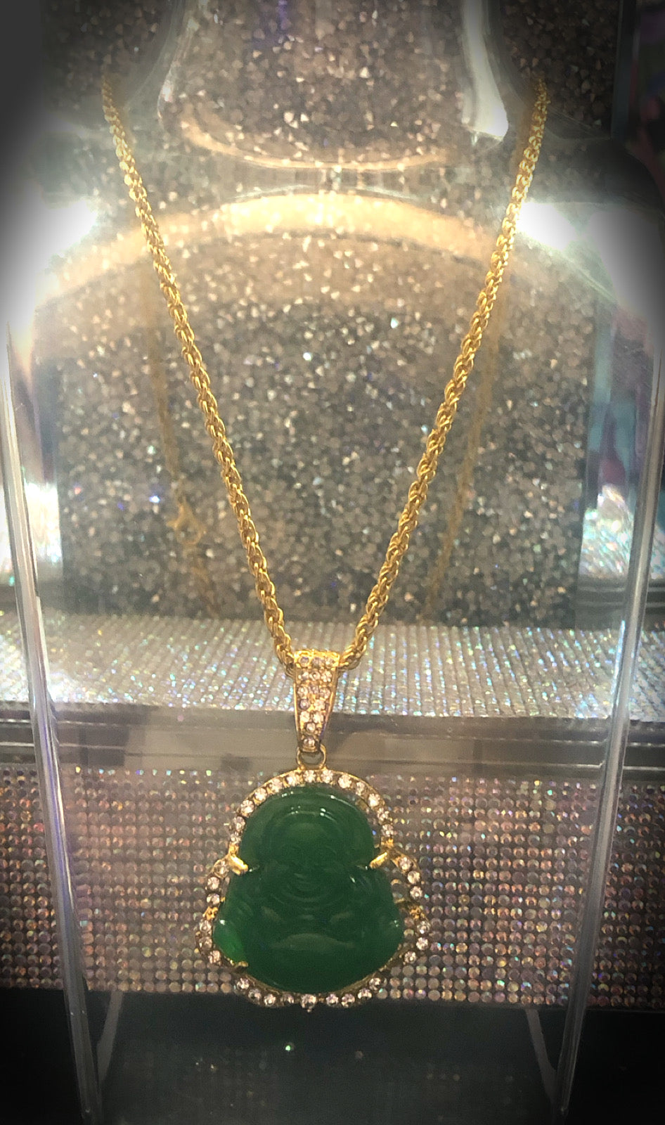 Jade Buddha Lucky Necklace